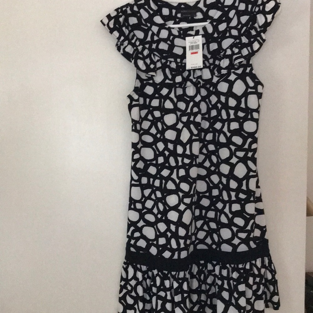 BCBG Black and white dress